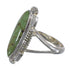 Southwest Silver Turquoise Ring Size 5-3/4 QX86792